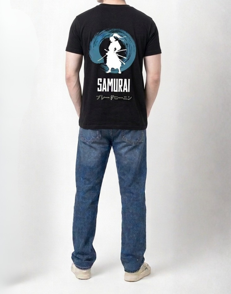 The Zen Blade Tee | Men T-Shirt | Black